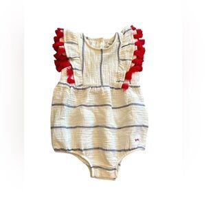 NWT‎ SAMMY + NAT Emma Romper, 18/24 months